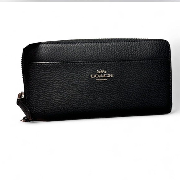Coach Black long zip accoridan wallet - Picture 1 of 2